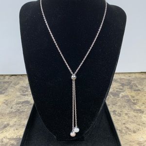 💟Freshwater Pearls Bolo Pendant💟